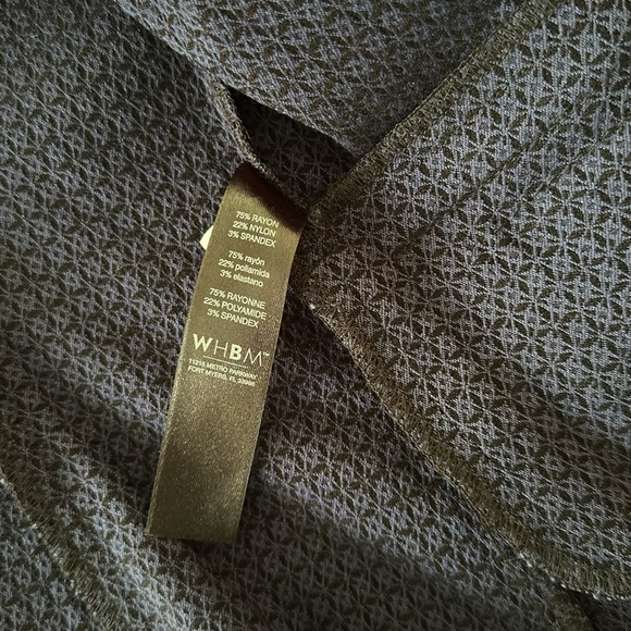 WHBM blazer navy and black size 6 - Picture 3 of 5